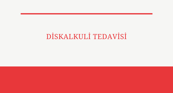 diskalkuli tedavisi
