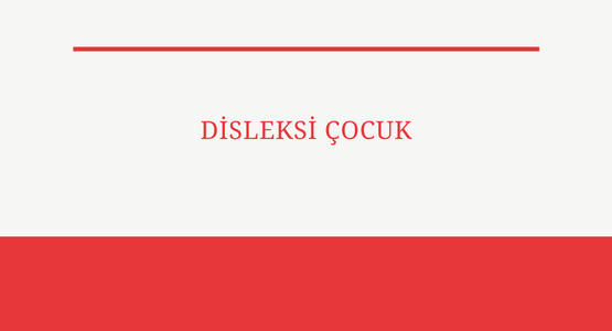 disleksi cocuk