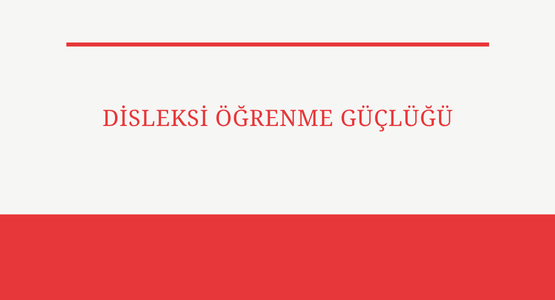 disleksi ogrenme guclugu nedir