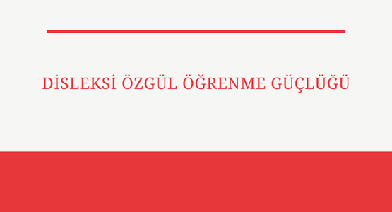 disleksi ozgul ogrenme guclugu