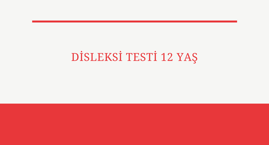 disleksi testi 12 yas