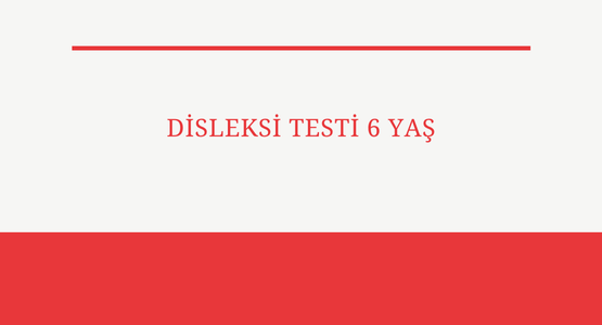 disleksi testi 6 yas