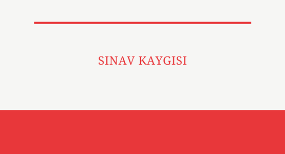 sinav kaygisi