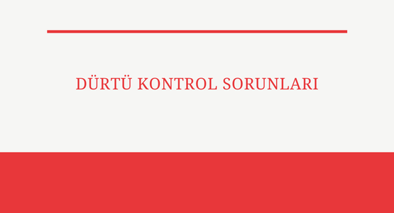 durtu kontrol sorunlari