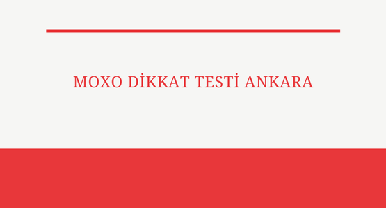 moxo dikkat testi ankara