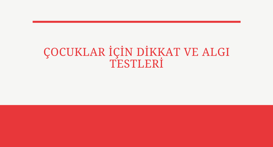 cocuklar icin dikkat ve algi testleri
