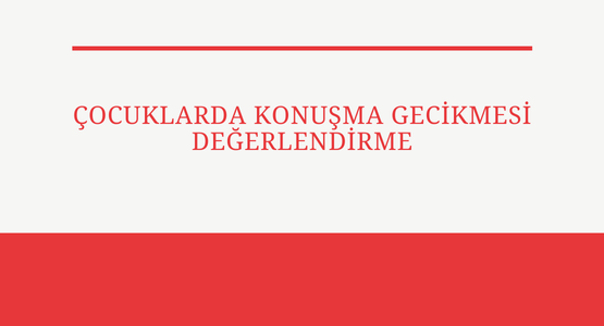 cocuklarda konusma gecikmesi degerlendirme