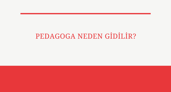 pedagoga neden gidilir