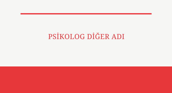 psikolog diger adi
