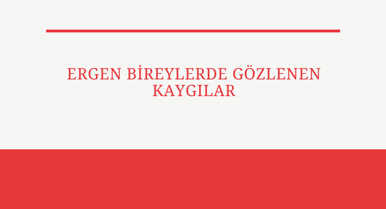 ergen bireylerde gozlenen kaygilar
