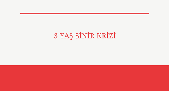 3 yas sinir krizi