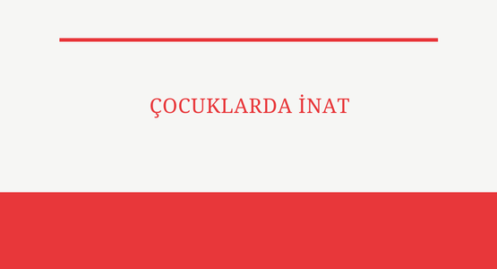 cocuklarda inat