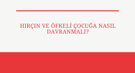 hirc,n ve ofkeli cocuga nasil davranmali