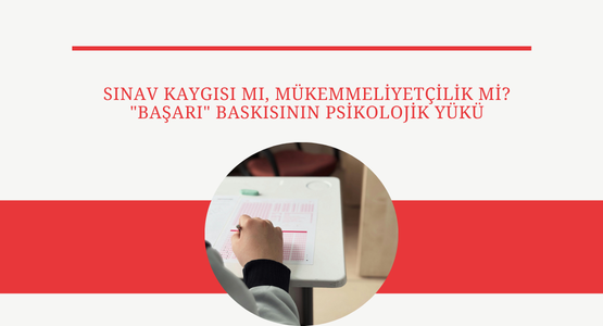 sinav kaygisi mi mukemmeliyetcilik mi