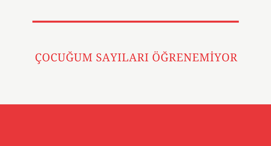 cocugum sayilari ogrenemiyor