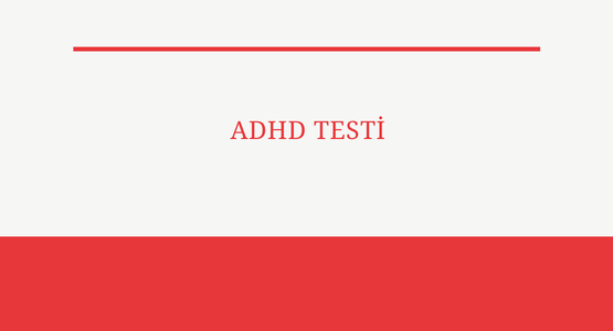 adhd testi