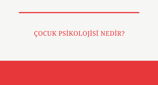cocuk psikolojisi nedir