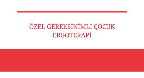 ozel gereksinimli cocuk ergoterapi