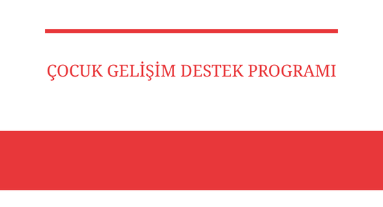 cocuk gelisim destek programi