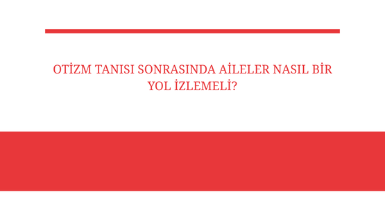 otizm tanisi sonrasinda aileler nasil bir yol izlemeli