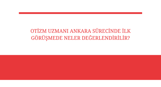 otizm uzmani ankara surecinde ilk gorusmede neler degerlendirilir