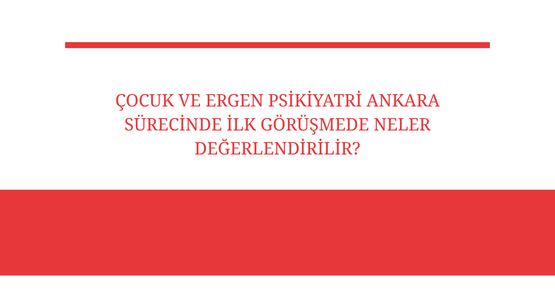 cocuk ve ergen psikiyatri ankara surecinde ilk gorusmede neler degerlendirilir